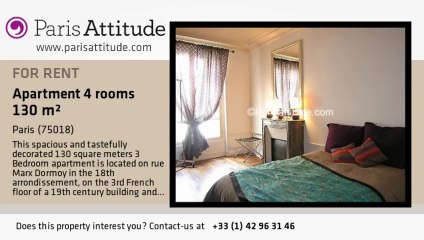 3 Bedroom Apartment for rent - Marx Dormoy, Paris - Ref. 2494