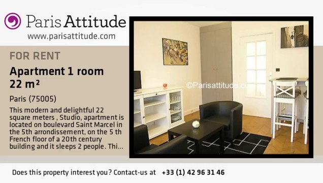 Studio Apartment for rent - Place Monge, Paris - Ref. 5407