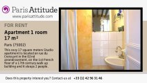 Studio Apartment for rent - Bourse, Paris - Ref. 4644