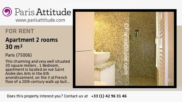 1 Bedroom Apartment for rent - St Germain, Paris - Ref. 6222