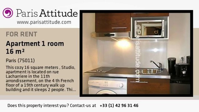 Studio Apartment for rent - Parmentier, Paris - Ref. 5395