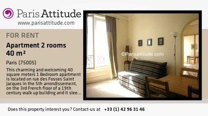 1 Bedroom Apartment for rent - Panthéon/Sorbonne, Paris - Ref. 3536