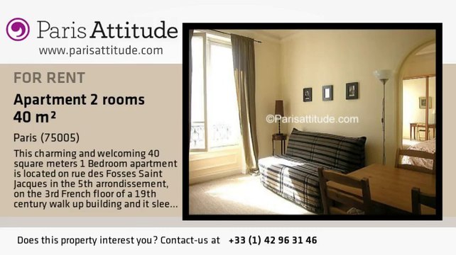 1 Bedroom Apartment for rent - Panthéon/Sorbonne, Paris - Ref. 3536