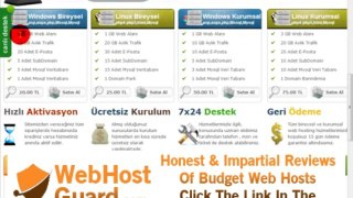 Bedava .com Site Açma + 200MB 10GB Trafikli Hosting Dahil