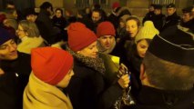 Paris (France) 22/11/2013  Les Veilleurs de l hotel de ville a la place Vendome