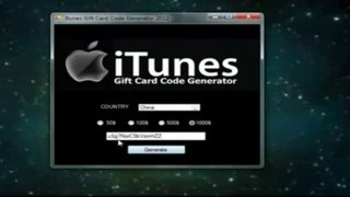 Itunes Gift Card Generator[UPDATED][WORKING 2013]