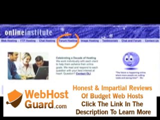 Create a Web Site Forum - How forum hosting works