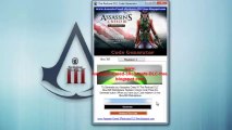 Assassin's Creed 3 Free Redeem Codes Xbox 360, PS3