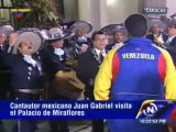 (Vídeo) Así le cantó Las Mañanitas la estrella mexicana Juan Gabriel al Presidente Nicolás Maduro