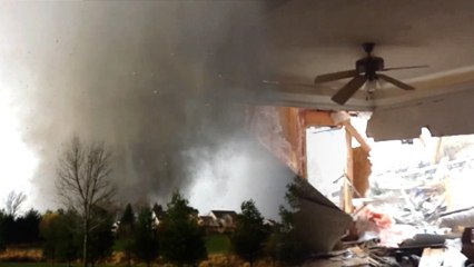Terrifying Video From Inside Home Hit By EF4 Tornado