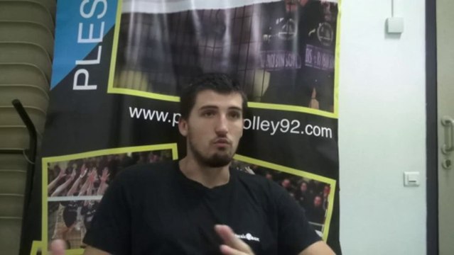 Interview portrait de Pierre Guillemaud, central du Plessis-Robinson Volley-Ball