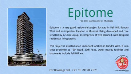 Epitome Bandra West by G Corp