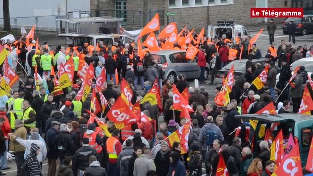 Saint-Brieuc. 800 personnes dans la rue