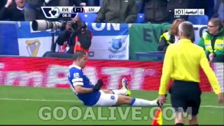 Kevin Mirallas Amazing Goal Everton FC Vs Liverpool 1-1 Gooalive.com ~ 23/11/2013