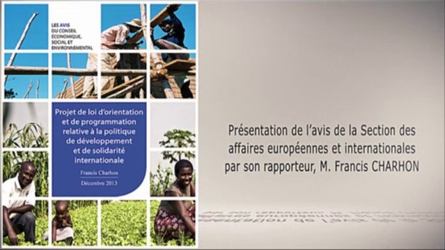 Projet de loi d’orientation et de programmation relative à la politique de développement et de solidarité internationale