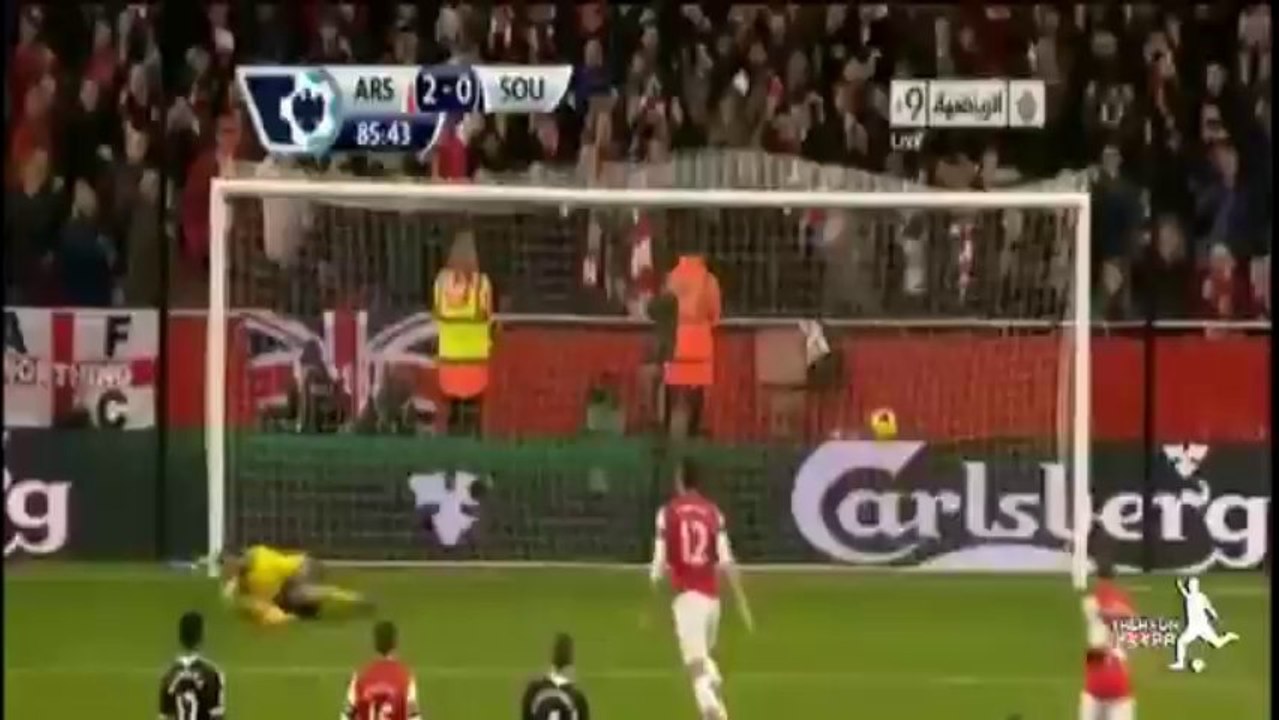 اهداف مباراة ارسنال وساوثهامتون 2-0 || 23-11-2013 || الدوري الانجليزي الممتاز تعليق فهد العتيبي