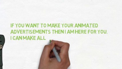 Make Animated Video Advertisement like speed pencil Drawing
