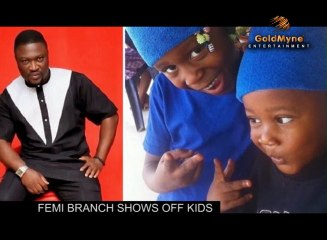 ACTOR FEMI BRANCH shows off kids