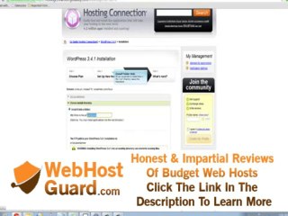 Installing WordPress 3.4.1 on your GoDaddy Hosting Account