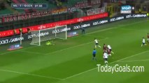 Alberto Gilardino penalty AC Milan 1-1 Genoa - TodayGoals.com