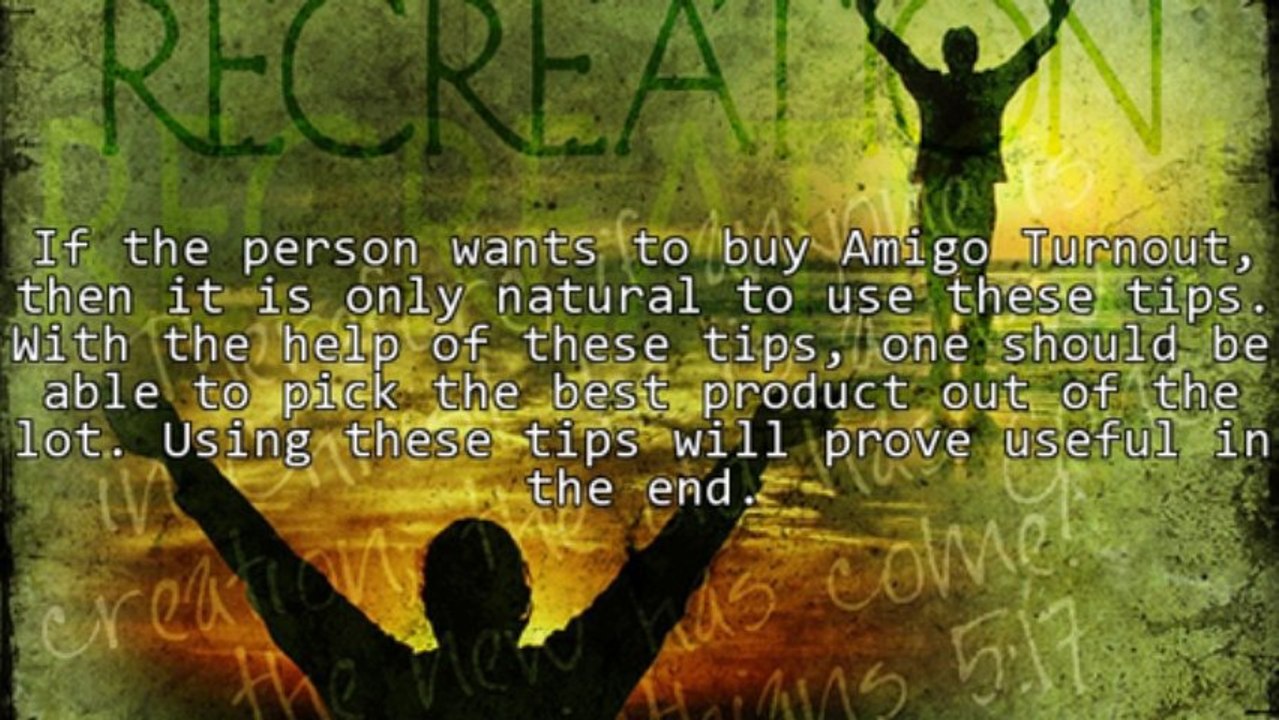 Tips In Purchasing Amigo Turnout Items