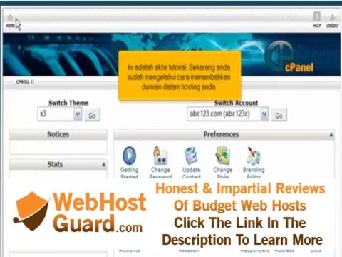 Cara menambah domain (Addon Domains) di cPanel Hosting By cheapbesthost.com