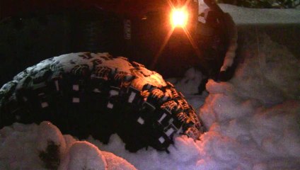 Chimney Rock Snow Wheeling