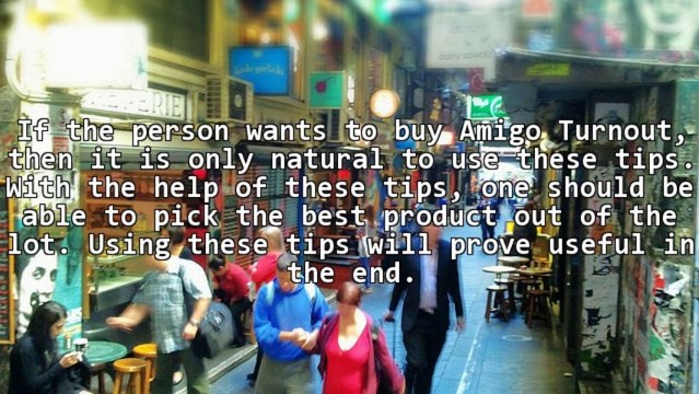 Tips In Purchasing Amigo Turnout Items