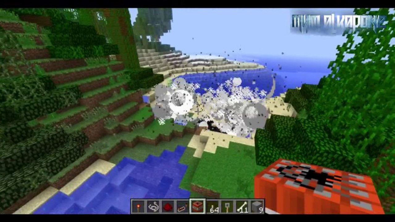 SnapShot de Minecraft 12a22w para PC. Ganchos y Telarañas