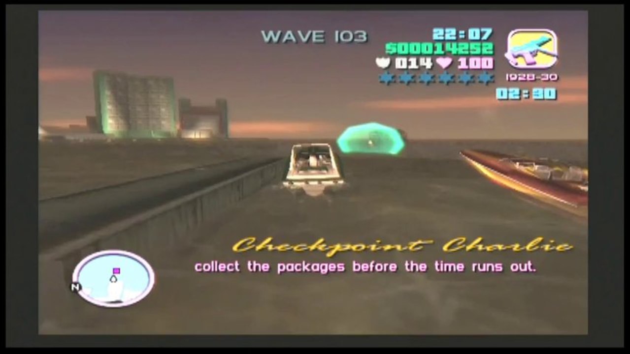 Grand Theft Auto: Vice City - Boatyard Cutscene & Checkpoint Charlie