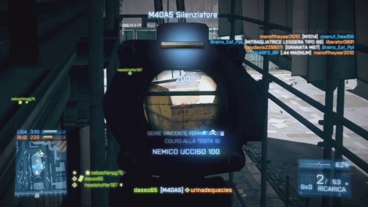 Sniping in BF3 : Guida a Mirini ACOG 4X | Ep.3