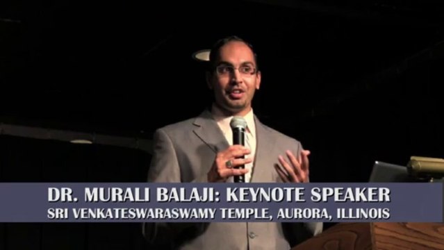 SRI VENKATESWARASWAMY TEMPLE, AURORA, ILLINOIS: FUND-RAISER BANQUET: DR. MURALI BALAJI