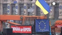 Manifestación a favor de la UE en Kiev