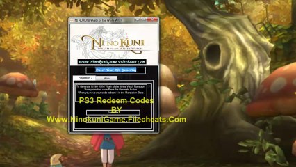NI NO KUNI Wrath of the White Witch PS3 Redeem Codes