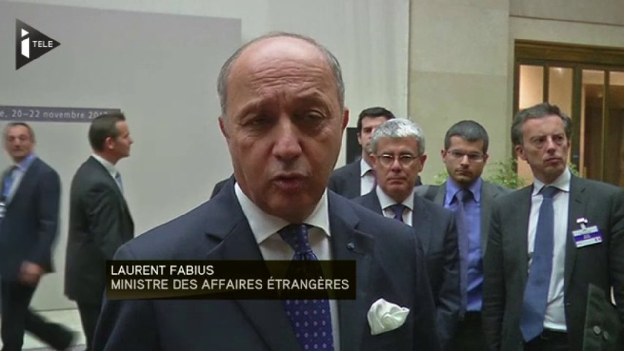 Laurent Fabius : "une avancée importante pour la sécurité et la paix"
