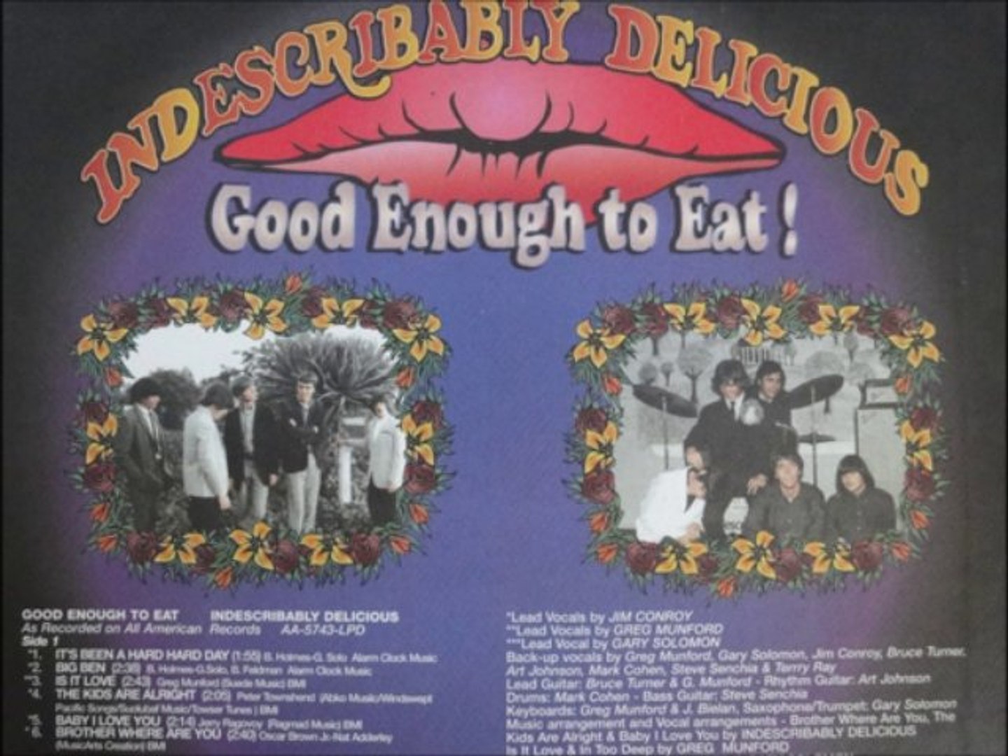 Indescribably Delicious Work Song 1969 Hq Us Ca Psych Video Dailymotion