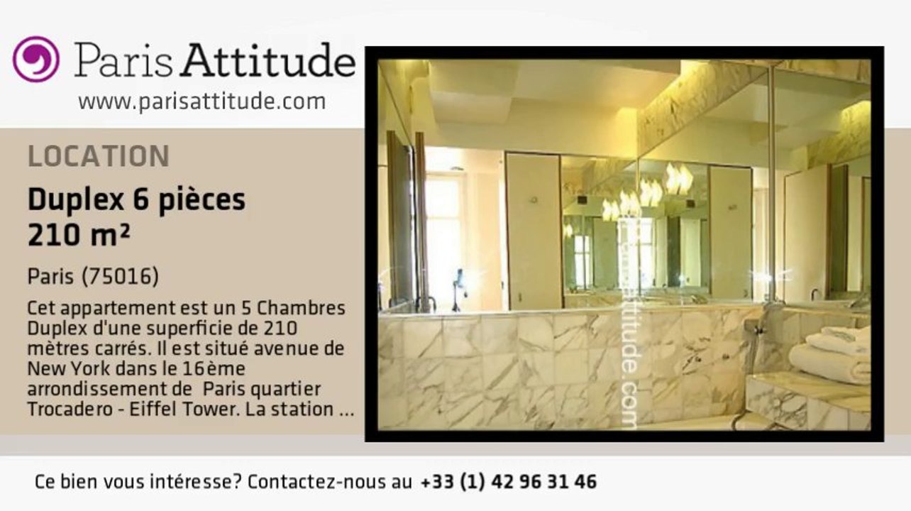 Duplex 5 Chambres à louer - Trocadéro, Paris - Ref. 4829