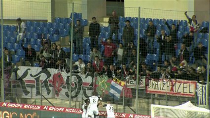 But Thibault GIRESSE (76ème pen) - Montpellier Hérault SC - EA Guingamp (1-1) - 2013/2014