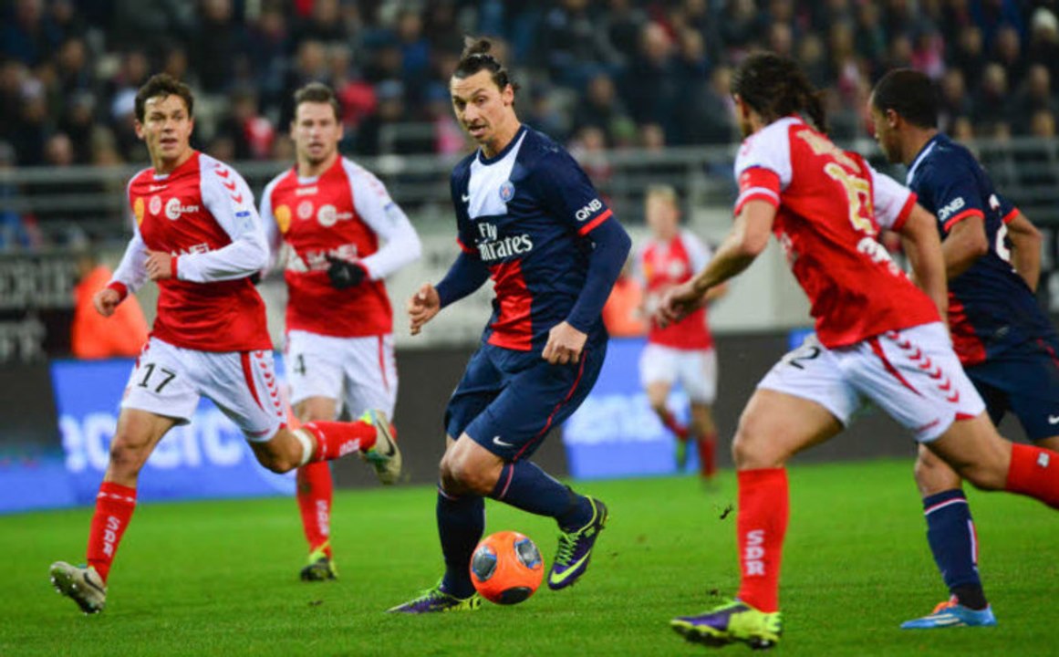 But Zlatan IBRAHIMOVIC (90ème +1) - Stade de Reims - Paris Saint-Germain (0-3) - 2013/2014