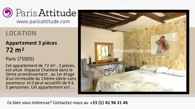 Appartement 2 Chambres à louer - Panthéon/Sorbonne, Paris - Ref. 7062