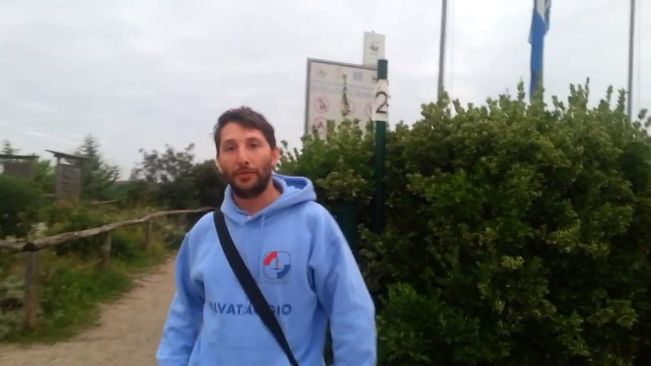 Visita del luogo del primo raduno nazionale non competitivo di surfcasting