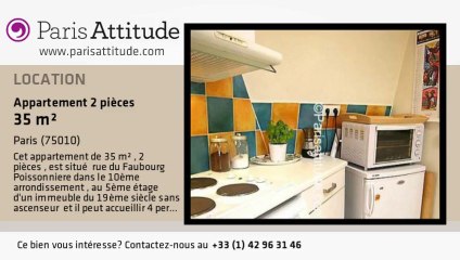 Appartement 1 Chambre à louer - Poissonnière, Paris - Ref. 3476