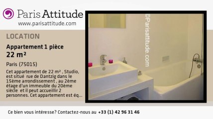 Appartement Studio à louer - Convention, Paris - Ref. 7534