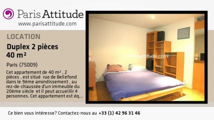 Duplex 1 Chambre à louer - Poissonnière, Paris - Ref. 6769