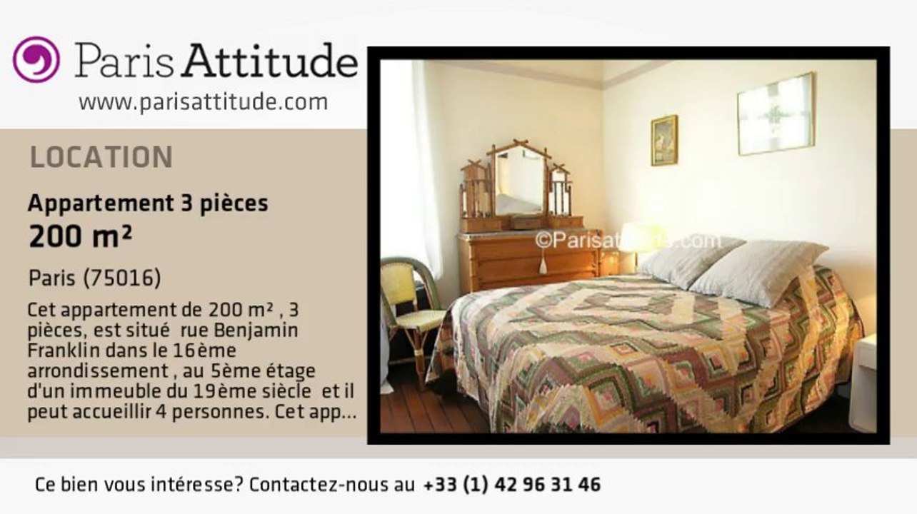Appartement 2 Chambres à louer - Trocadéro, Paris - Ref. 7003