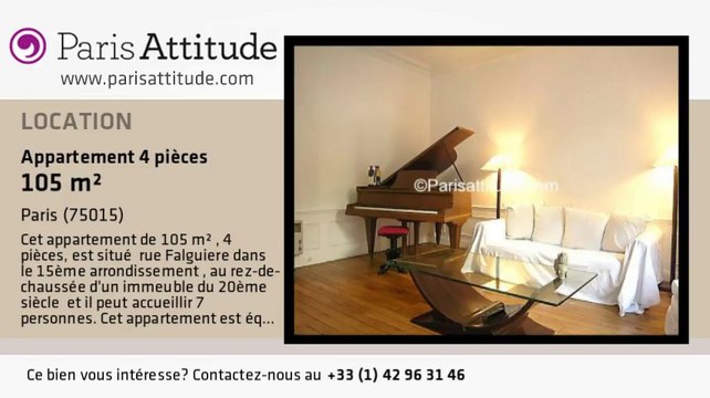 Appartement 3 Chambres à louer - Montparnasse, Paris - Ref. 6673