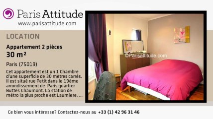 Appartement 1 Chambre à louer - Canal de l'Ourcq, Paris - Ref. 4031