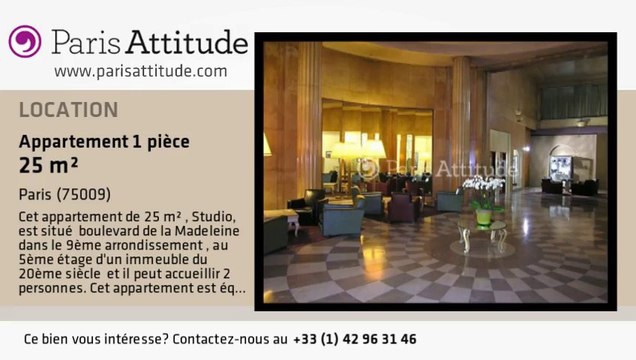 Appartement Studio à louer - Opéra, Paris - Ref. 8017