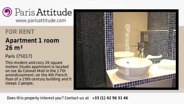 Studio Apartment for rent - Arc de Triomphe, Paris - Ref. 3137