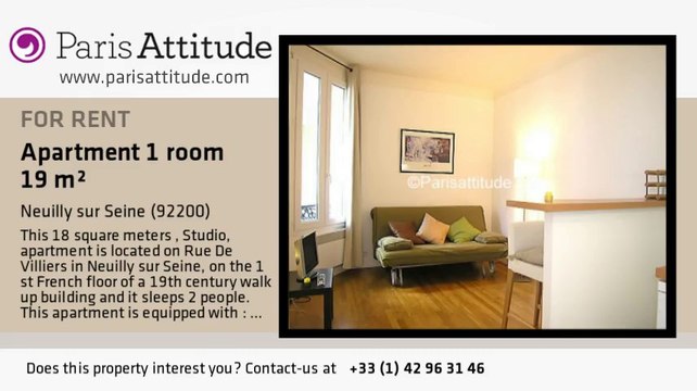 Studio Apartment for rent - Neuilly sur Seine, Neuilly sur Seine - Ref. 6508